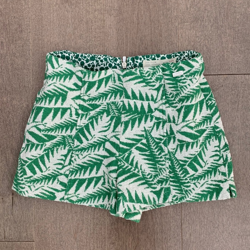 Zara Girls Jacquard Shorts